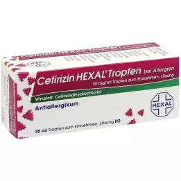 CETIRIZIN HEXAL Allergiatipat, 20 ml