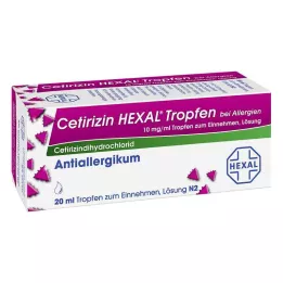 CETIRIZIN HEXAL Allergiatipat, 20 ml