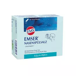 EMSER Fysiologinen nenähuuhtelusuolapussi, 20 kpl