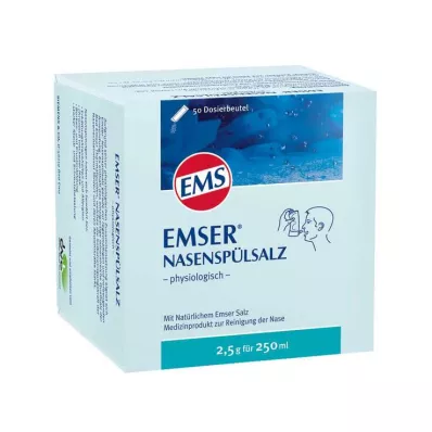 EMSER Fysiologinen nenähuuhtelusuolapussi, 50 kpl