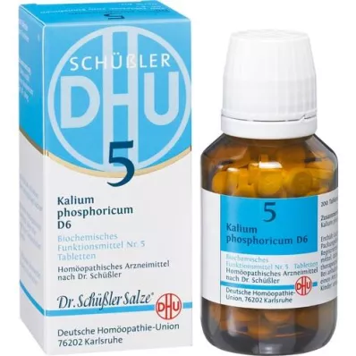 BIOCHEMIE DHU 5 Kalium phosphoricum D 6 tablettia, 200 kpl