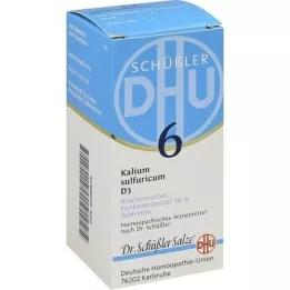 BIOCHEMIE DHU 6 Kalium sulphuricum D 3 tablettia, 200 kpl