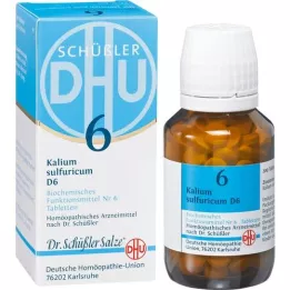 BIOCHEMIE DHU 6 Kalium sulphuricum D 6 tablettia, 200 kpl