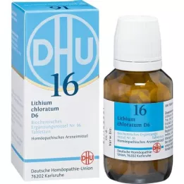 BIOCHEMIE DHU 16 Lithium chloratum D 6 tablettia, 200 kpl