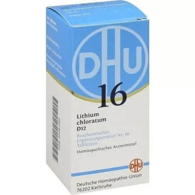 BIOCHEMIE DHU 16 Lithium chloratum D 12 tablettia, 200 kpl
