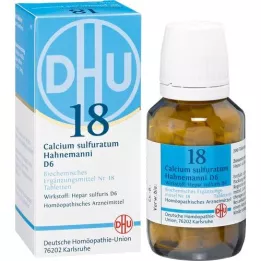 BIOCHEMIE DHU 18 Calcium sulphuratum D 6 tablettia, 200 kpl
