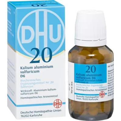 BIOCHEMIE DHU 20 Kalium alum.rikk.D 6 tablettia, 200 kpl