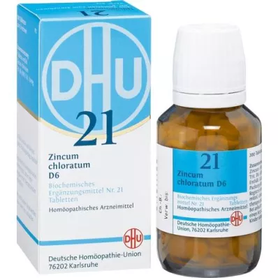 BIOCHEMIE DHU 21 Zincum chloratum D 6 tablettia, 200 kpl