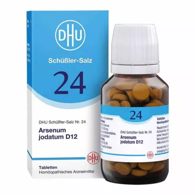 BIOCHEMIE DHU 24 Arsenum jodatum D 12 tablettia, 200 kpl BIOCHEMIE DHU 24 Arsenum jodatum D 12 tablettia, 200 kpl