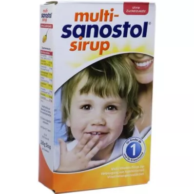 MULTI SANOSTOL Siirappi ilman lisättyä sokeria, 260 g