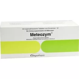 METEOZYM Kalvopäällysteiset tabletit, 50 kpl