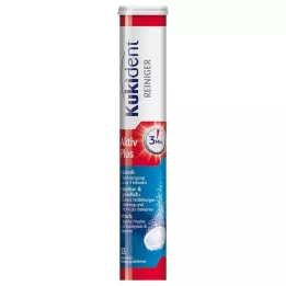 KUKIDENT Cleaner Express Active Plus Tabs, 33 kpl