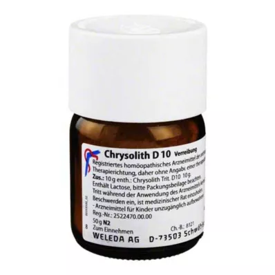 CHRYSOLITH D 10 Trituraatio, 50 g