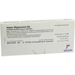 HEPAR MAGNESIUM D 6 ampullia, 8X1 ml