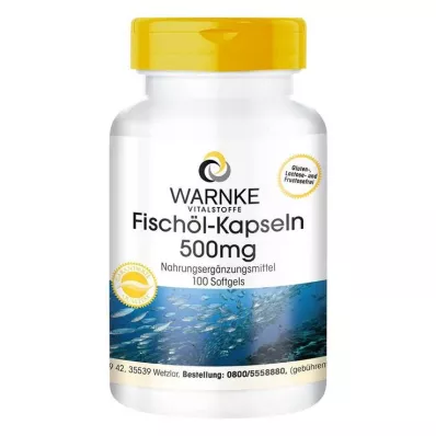 FISCHÖL KAPSELN 500 mg, 100 kpl