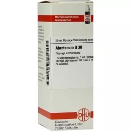 ABROTANUM D 30 Laimennus, 20 ml