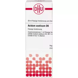 ACIDUM ACETICUM D 6 Laimennus, 20 ml