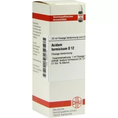 ACIDUM FORMICICUM D 12 Laimennus, 20 ml