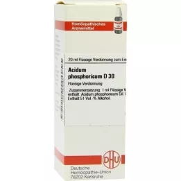 ACIDUM PHOSPHORICUM D 30 Laimennus, 20 ml