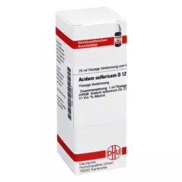 ACIDUM SULFURICUM D 12 Laimennus, 20 ml