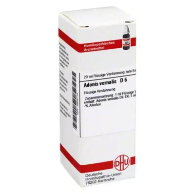 ADONIS VERNALIS D 6 Laimennus, 20 ml ADONIS VERNALIS D 6 Laimennus, 20 ml