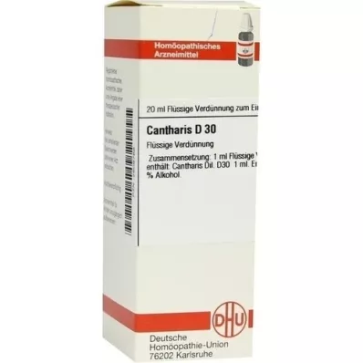CANTHARIS D 30 Laimennus, 20 ml