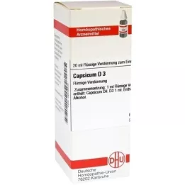 CAPSICUM D 3 Laimennus, 20 ml