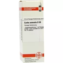 CARBO ANIMALIS D 30 Laimennus, 20 ml