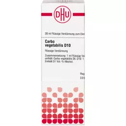 CARBO VEGETABILIS D 10 Laimennus, 20 ml