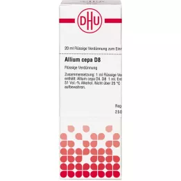 ALLIUM CEPA D 8 -laimennos, 20 ml