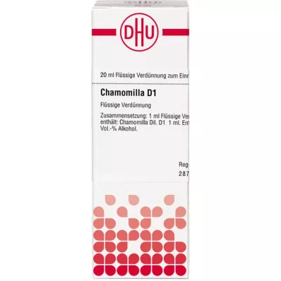 CHAMOMILLA D 1 Laimennus, 20 ml