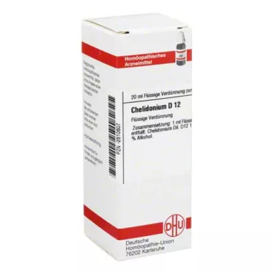CHELIDONIUM D 12 Laimennus, 20 ml CHELIDONIUM D 12 Laimennus, 20 ml