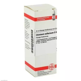 CHININUM SULFURICUM D 6 Laimennus, 20 ml