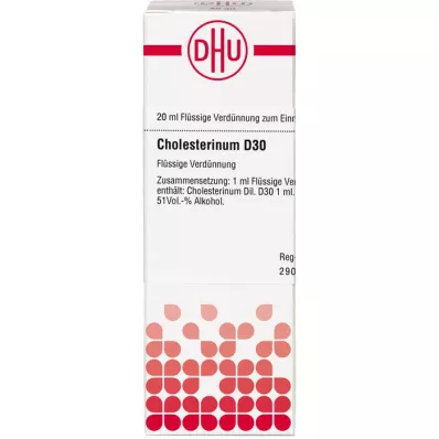 CHOLESTERINUM D 30 Laimennus, 20 ml