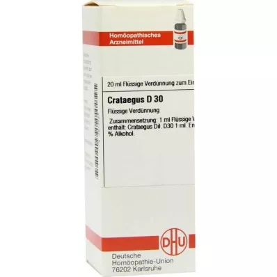 CRATAEGUS D 30 Laimennus, 20 ml CRATAEGUS D 30 Laimennus, 20 ml