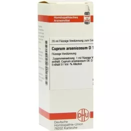 CUPRUM ARSENICOSUM D 12 Laimennus, 20 ml