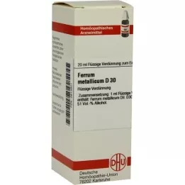 FERRUM METALLICUM D 30 Laimennus, 20 ml