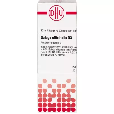 GALEGA officinalis D 3 -laimennus, 20 ml