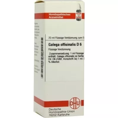 GALEGA officinalis D 6 Laimennus, 20 ml