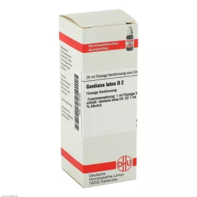 GENTIANA LUTEA D 2 Laimennus, 20 ml GENTIANA LUTEA D 2 Laimennus, 20 ml