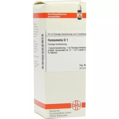 HAMAMELIS D 1 -laimennus, 50 ml