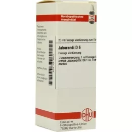 JABORANDI D 6 Laimennus, 20 ml