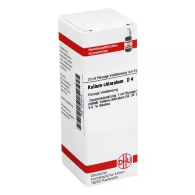 KALIUM CHLORATUM D 4 -laimennus, 20 ml