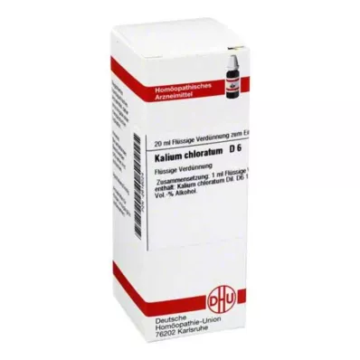 KALIUM CHLORATUM D 6 Laimennus, 20 ml