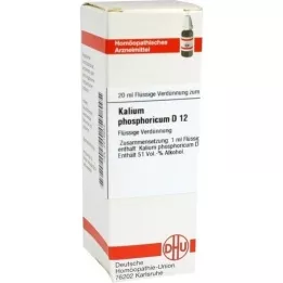 KALIUM PHOSPHORICUM D 12 Laimennus, 20 ml