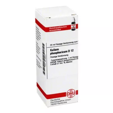 KALIUM PHOSPHORICUM D 12 Laimennus, 20 ml