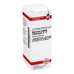 MERCURIUS SOLUBILIS Hahnemanni D 12 Laimennus, 20 ml