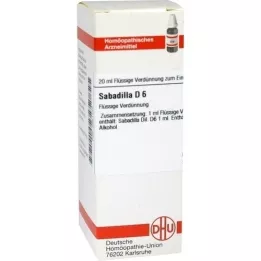 SABADILLA D 6 Laimennus, 20 ml