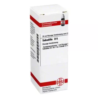SABADILLA D 6 Laimennus, 20 ml
