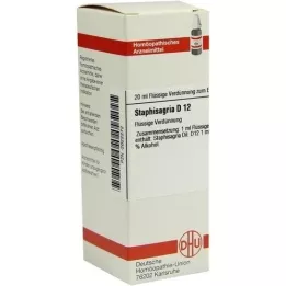 STAPHISAGRIA D 12 Laimennus, 20 ml